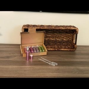 Essential Oil Glass Roller Bottles w/ 2 pipettes